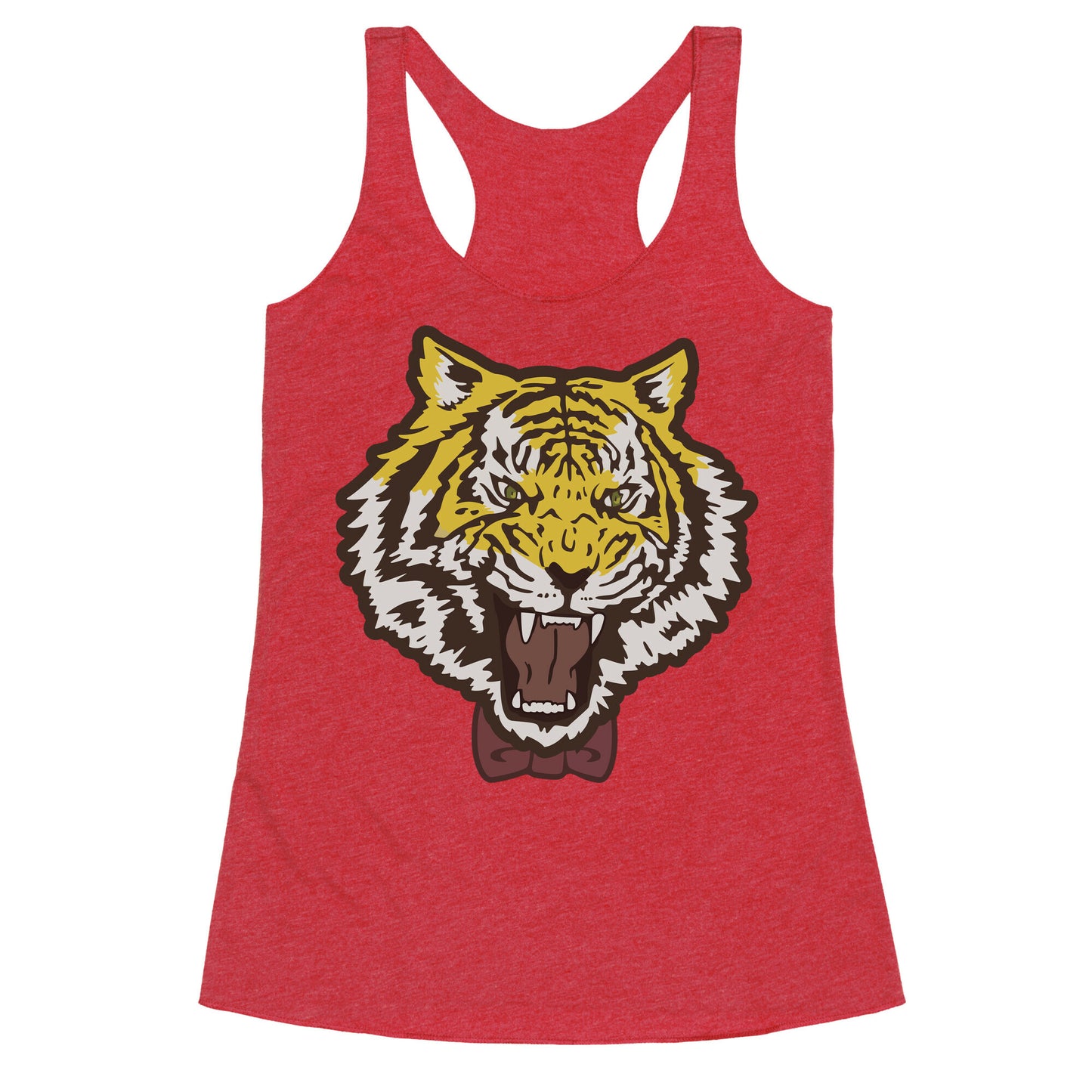 Tiger in a Bow Tie Racerback Tank