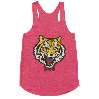 Tiger in a Bow Tie Racerback Tank