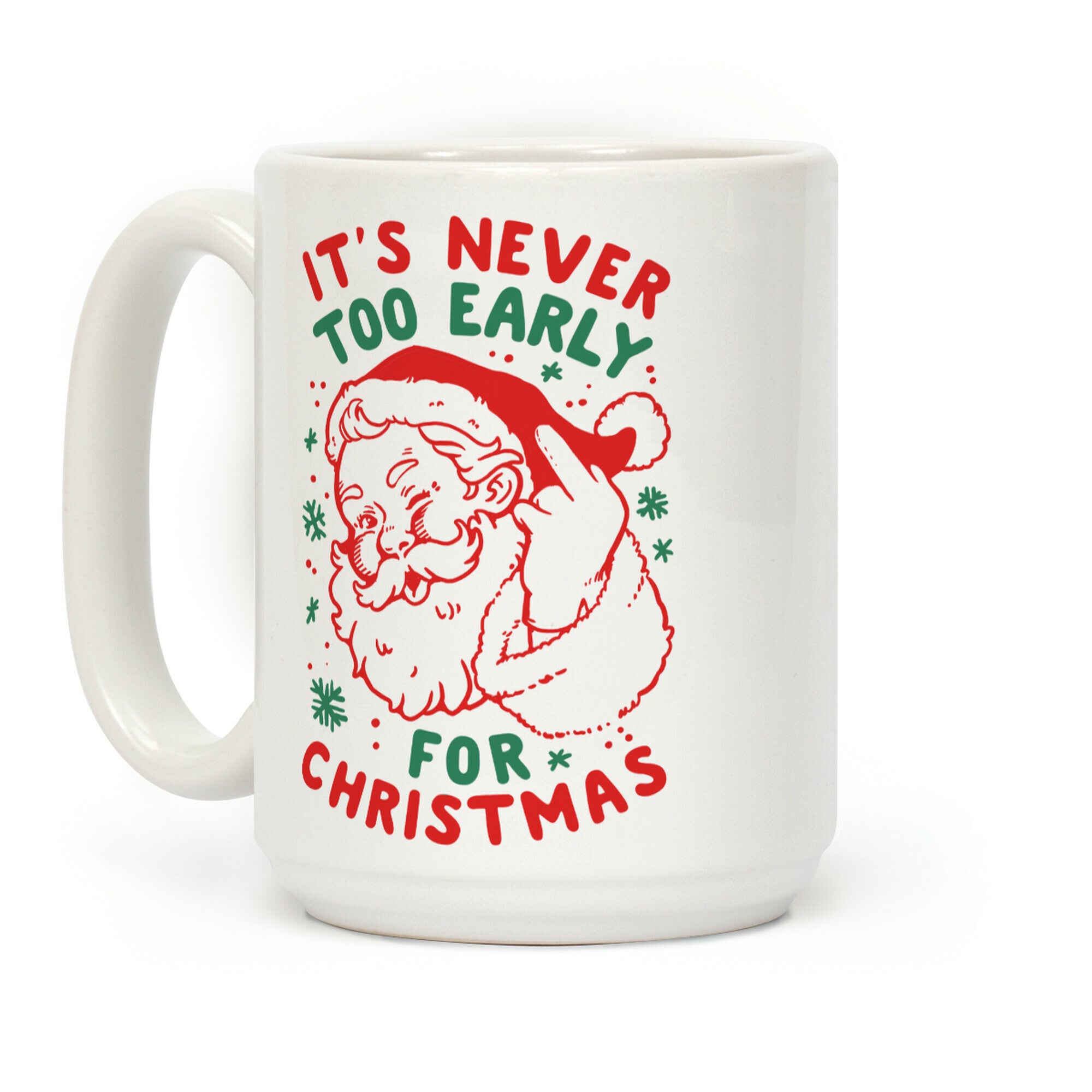 It's Never Too Early For Christmas Coffee Mug