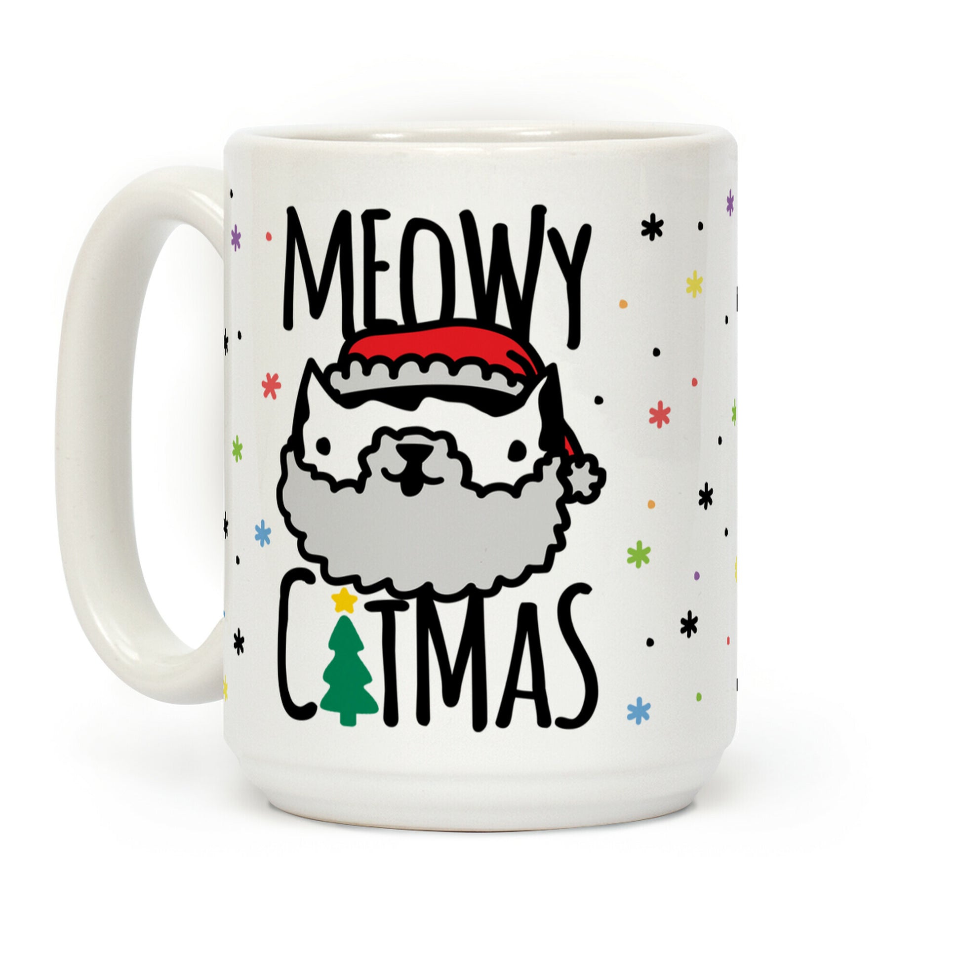 Meowy Catmas Coffee Mug