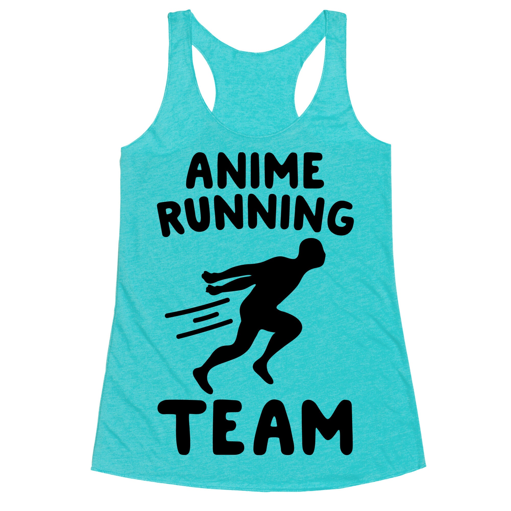 Anime Running Team  Racerback Tank
