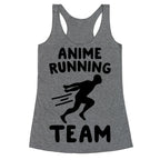 Anime Running Team  Racerback Tank