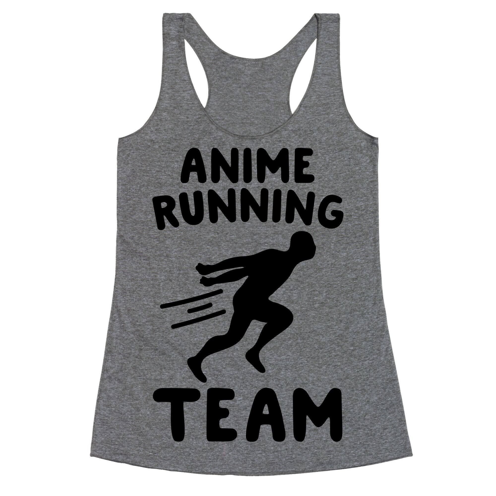 Anime Running Team  Racerback Tank