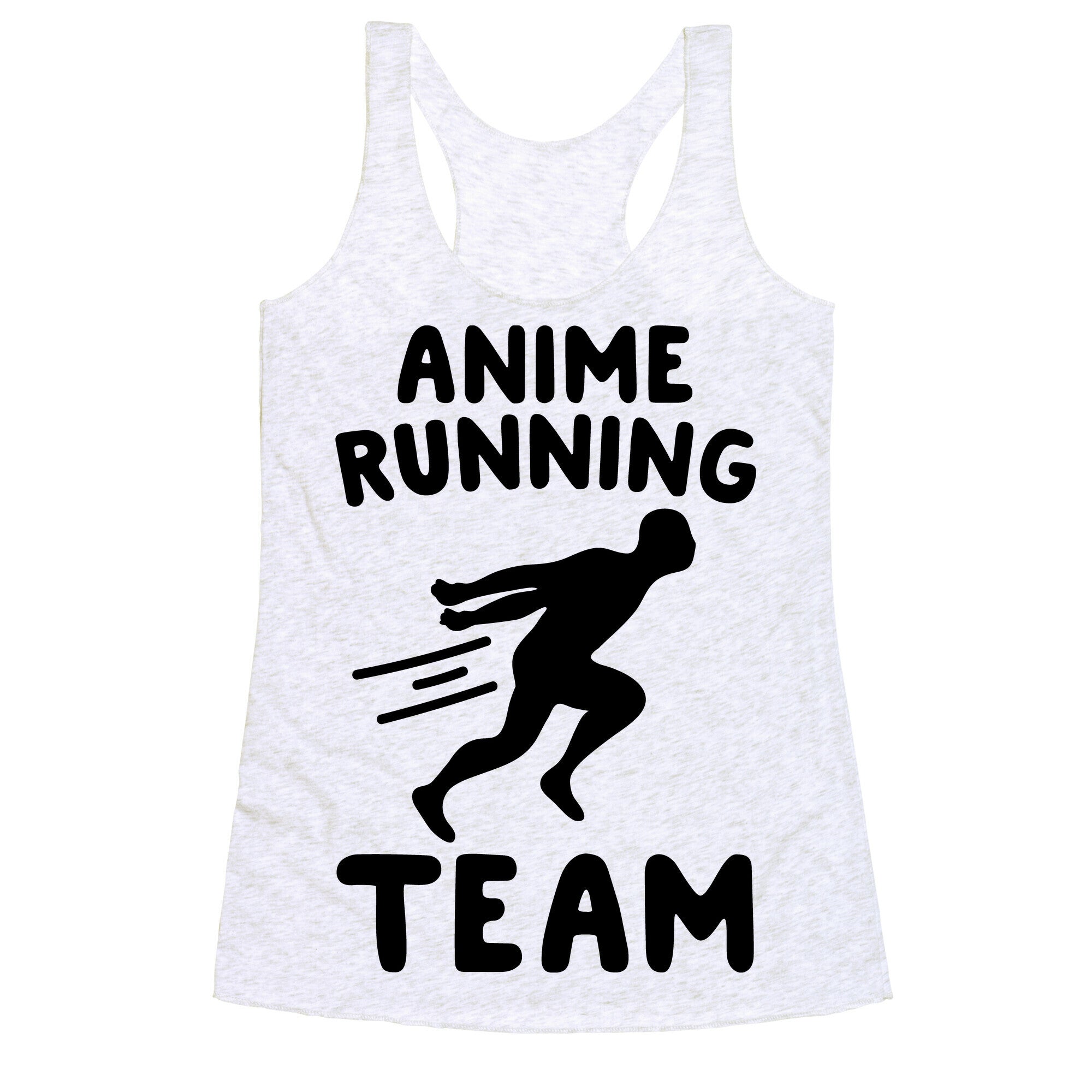 Anime Running Team  Racerback Tank