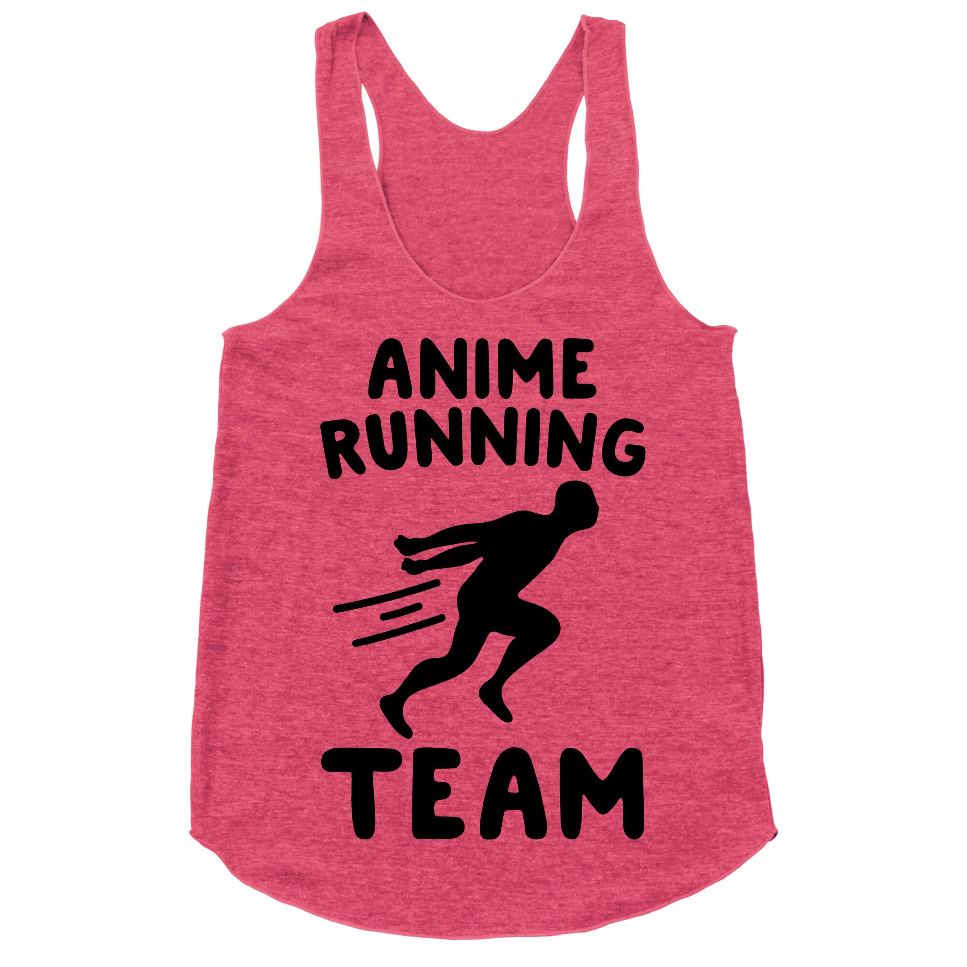 Anime Running Team  Racerback Tank