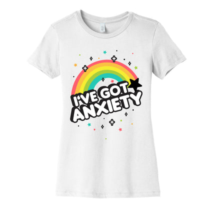I've Got Anxiety Rainbow Women's Cotton Tee