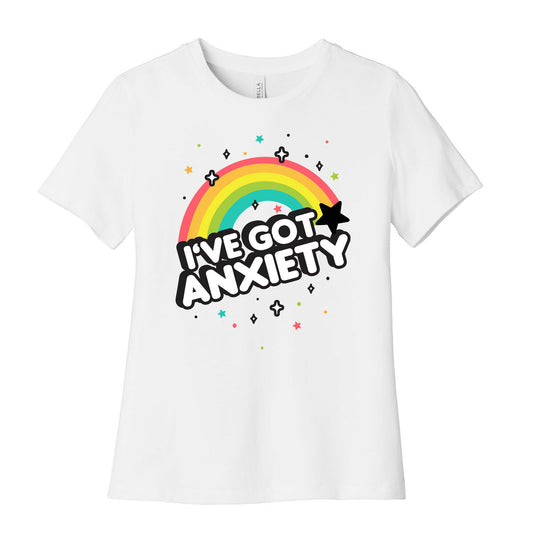 I've Got Anxiety Rainbow Women's Cotton Tee