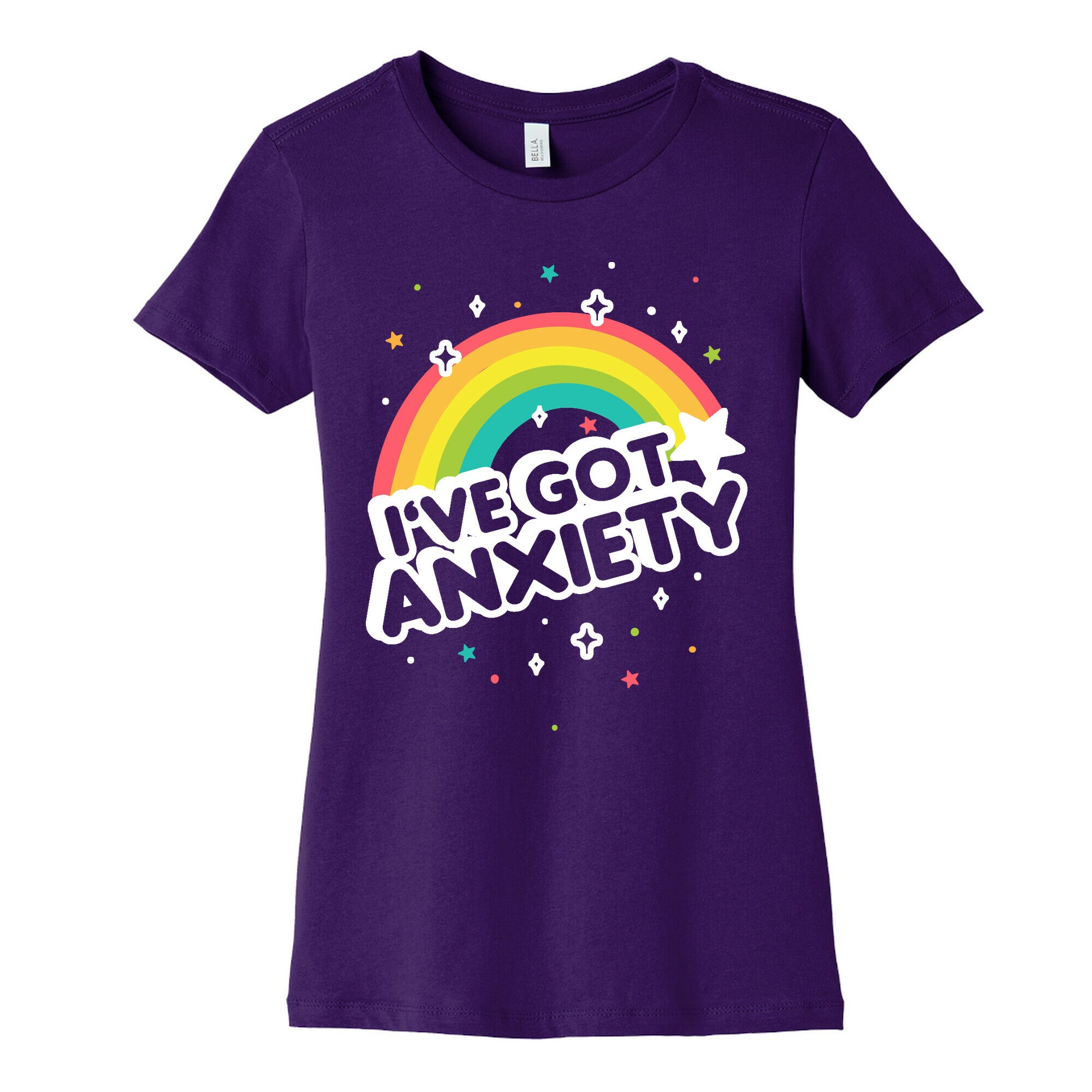 I've Got Anxiety Rainbow Women's Cotton Tee