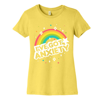 I've Got Anxiety Rainbow Women's Cotton Tee