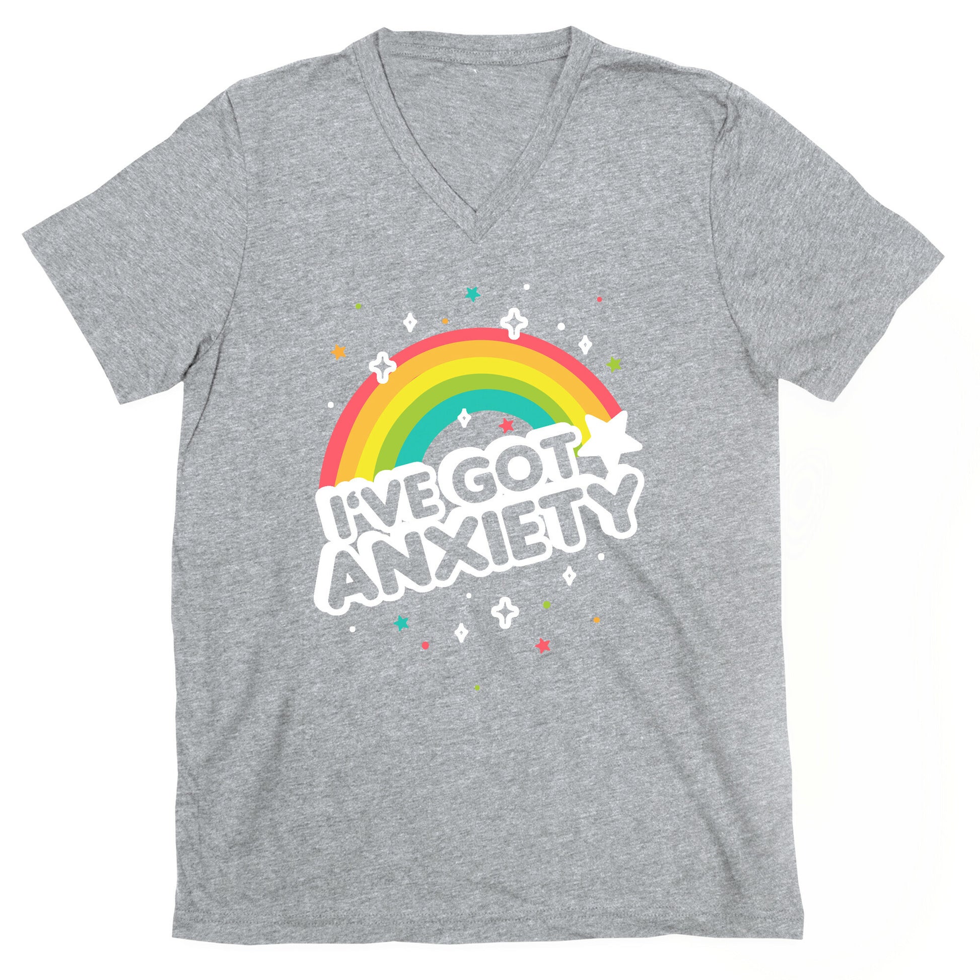 I've Got Anxiety Rainbow V-Neck