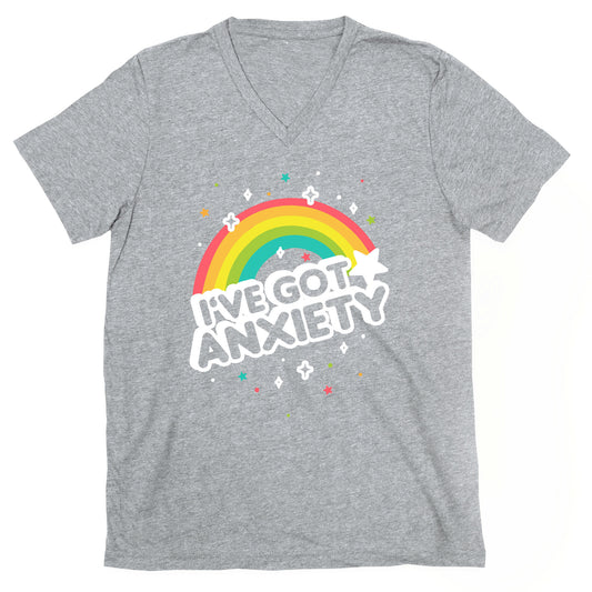 I've Got Anxiety Rainbow V-Neck