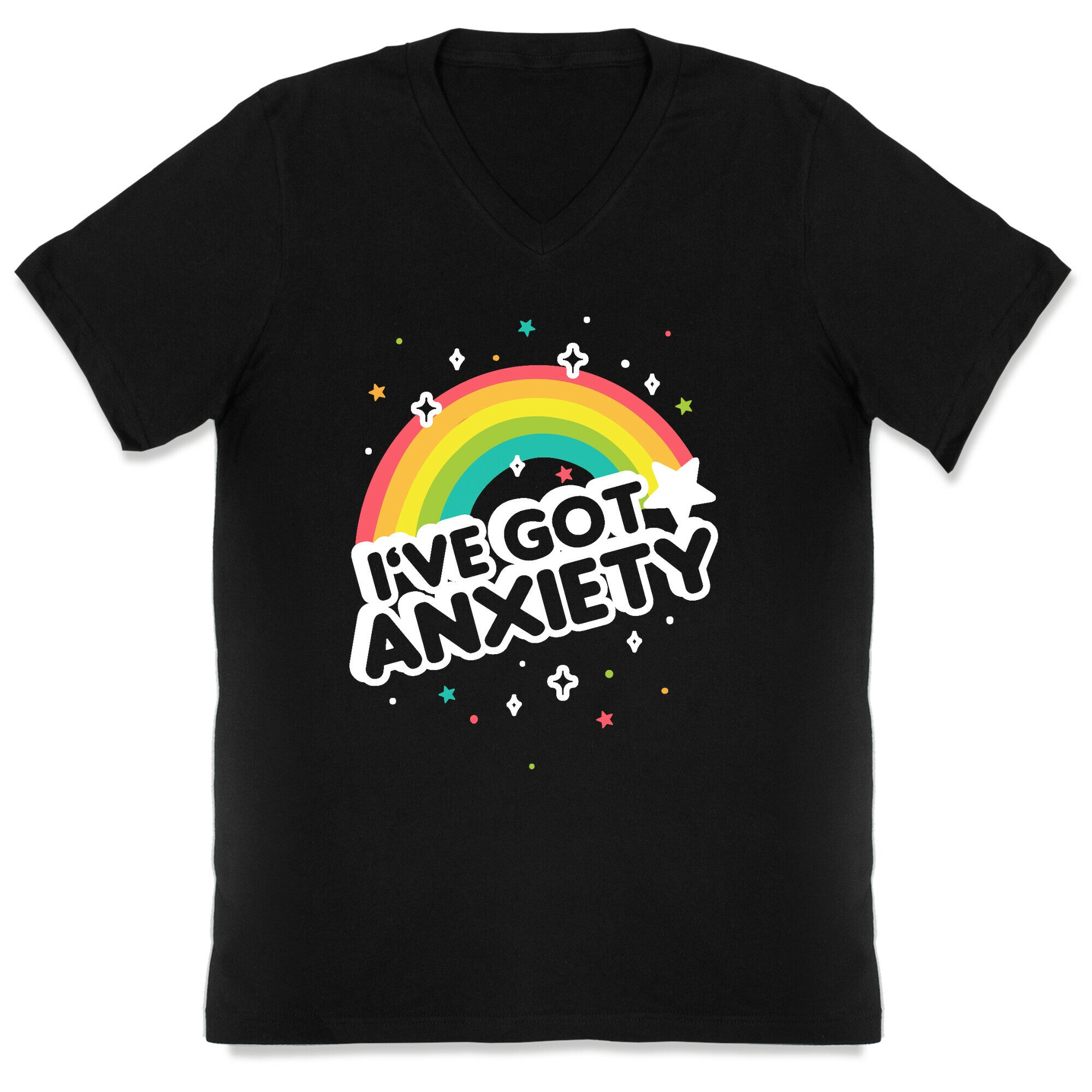 I've Got Anxiety Rainbow V-Neck