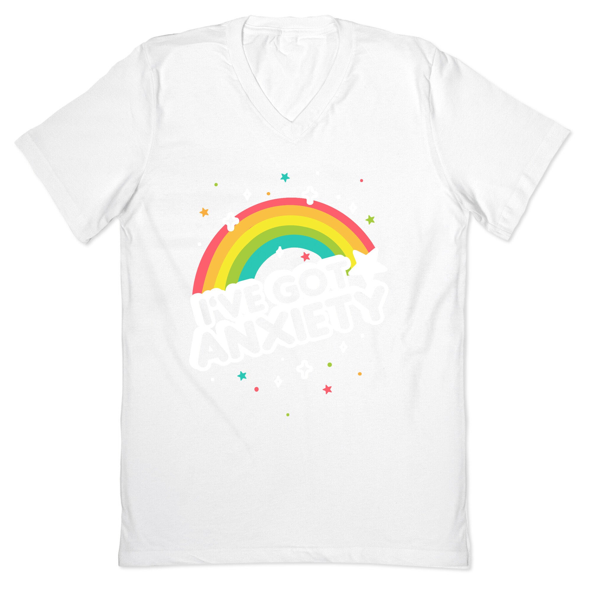 I've Got Anxiety Rainbow V-Neck