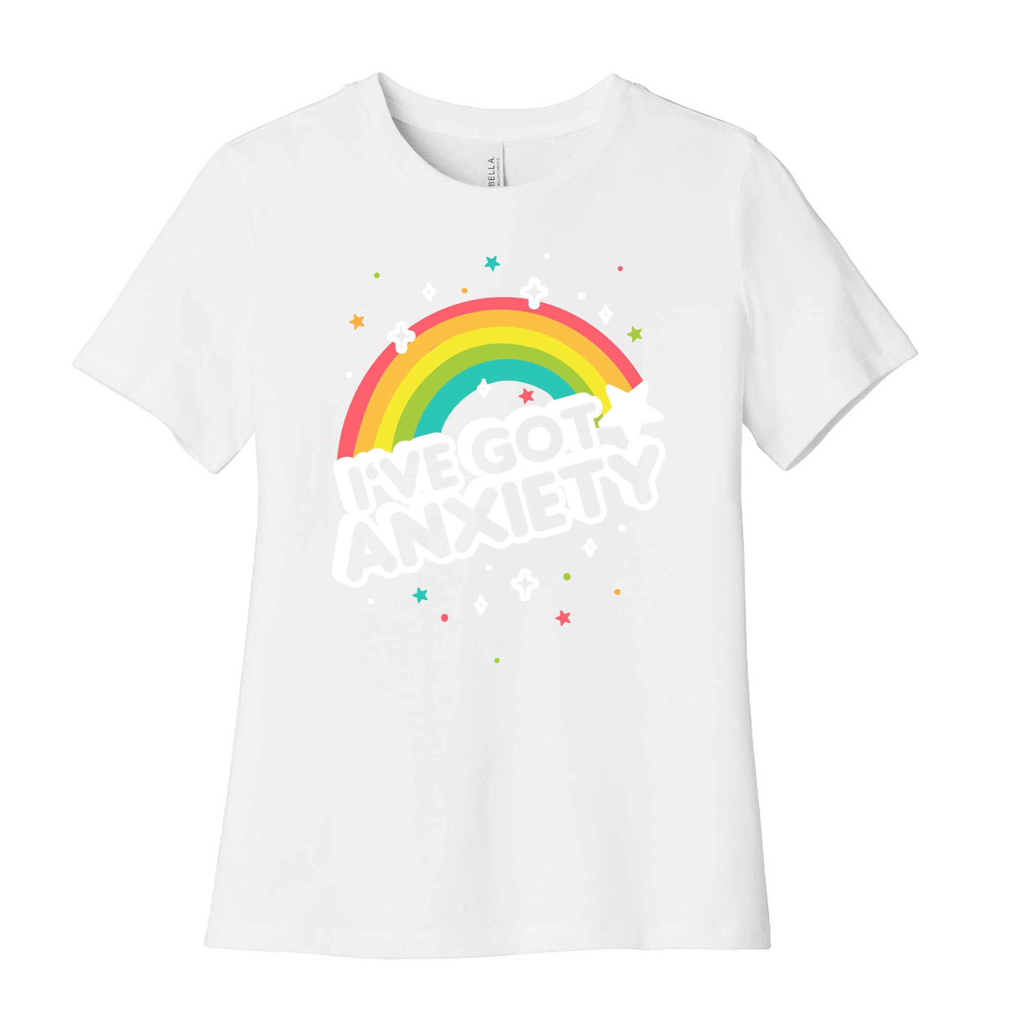 I've Got Anxiety Rainbow Women's Cotton Tee