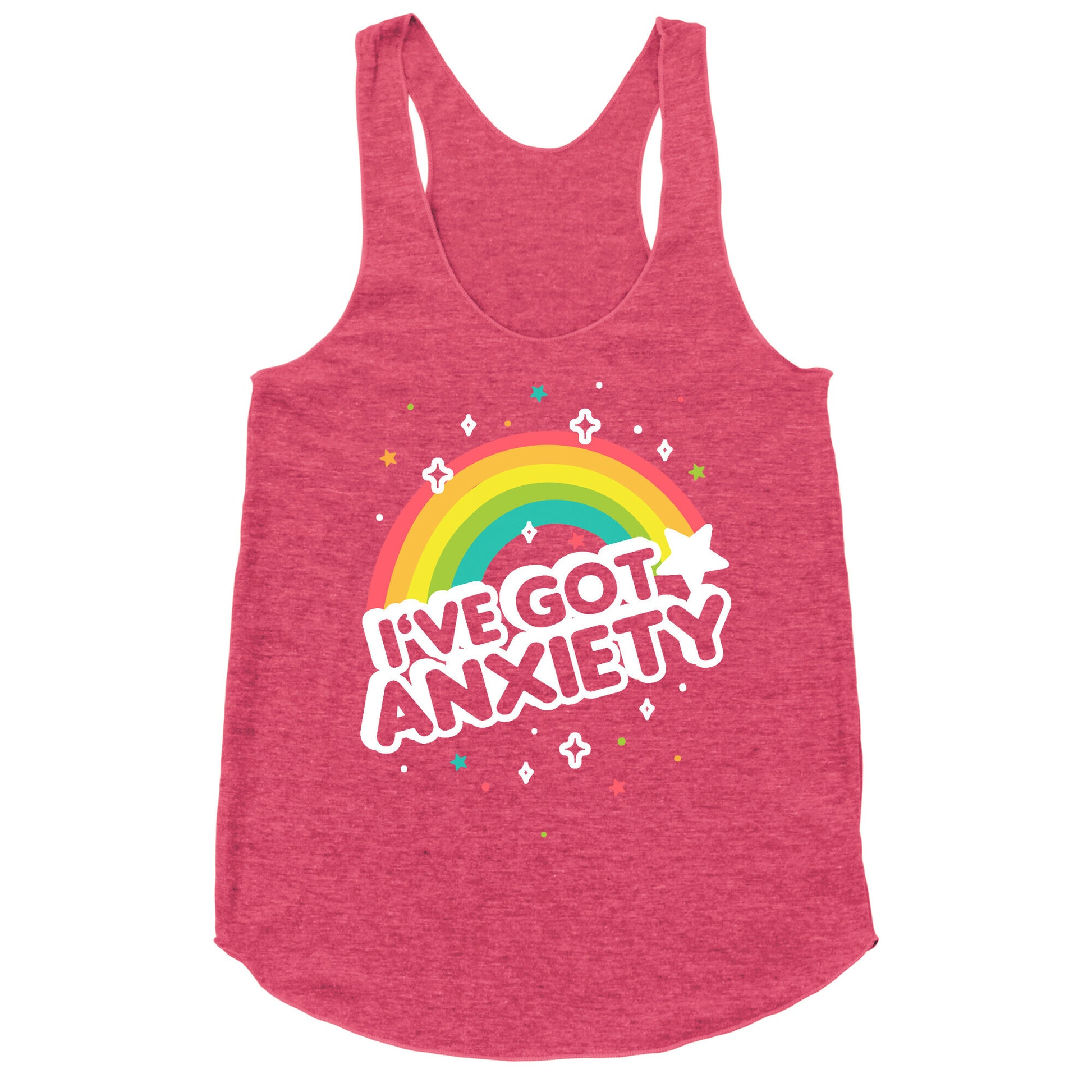 I've Got Anxiety Rainbow Racerback Tank