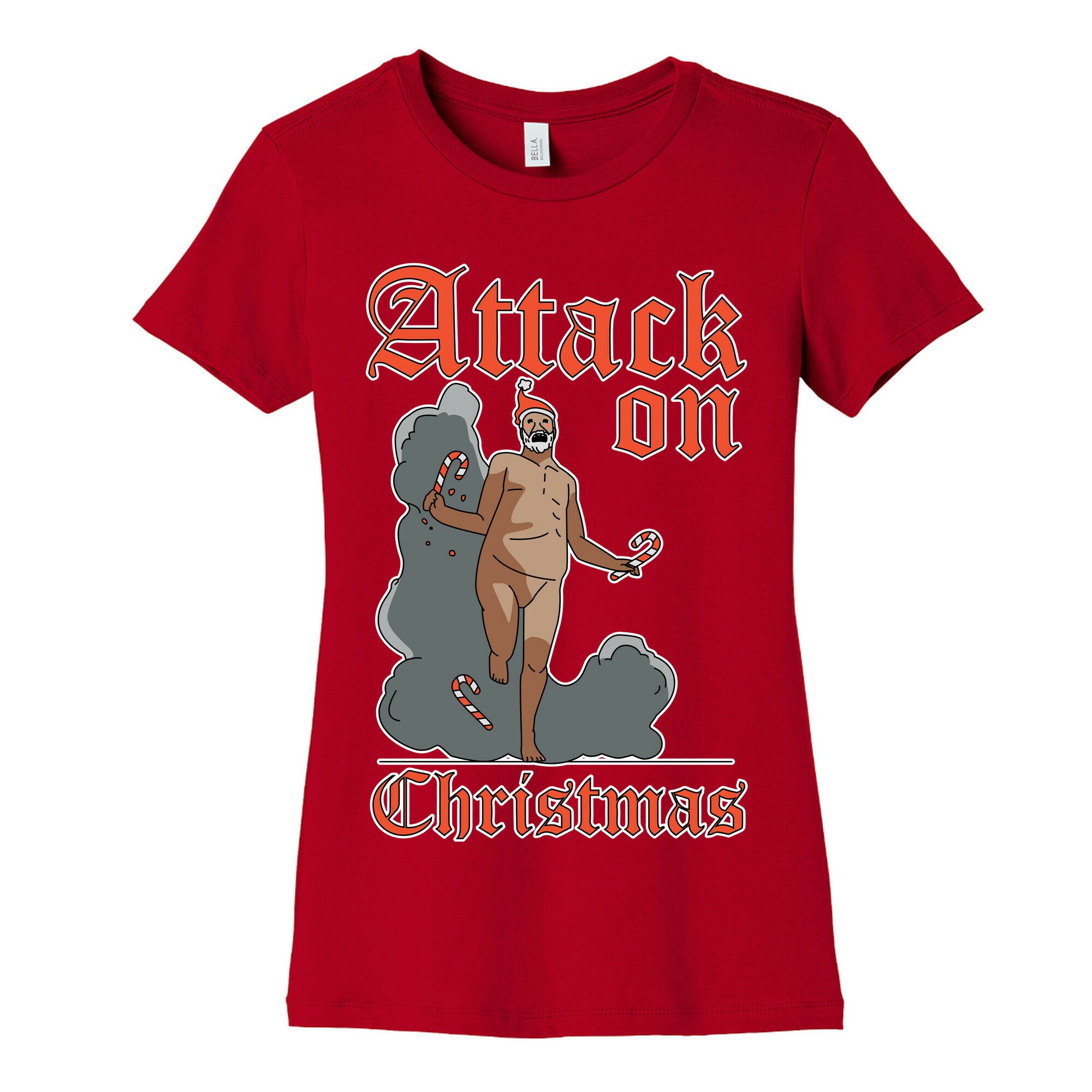 Attack On Christmas Women's Cotton Tee