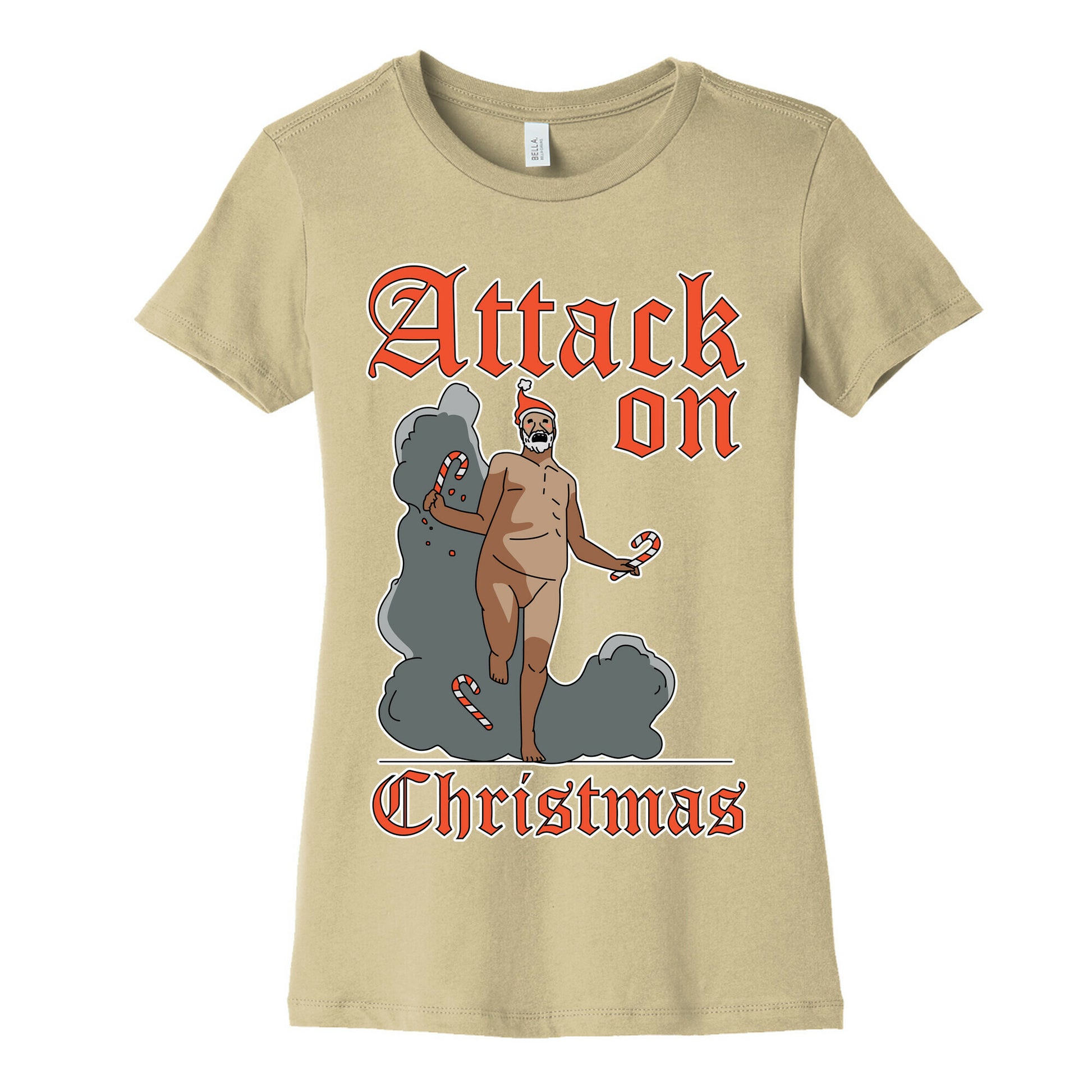 Attack On Christmas Women's Cotton Tee
