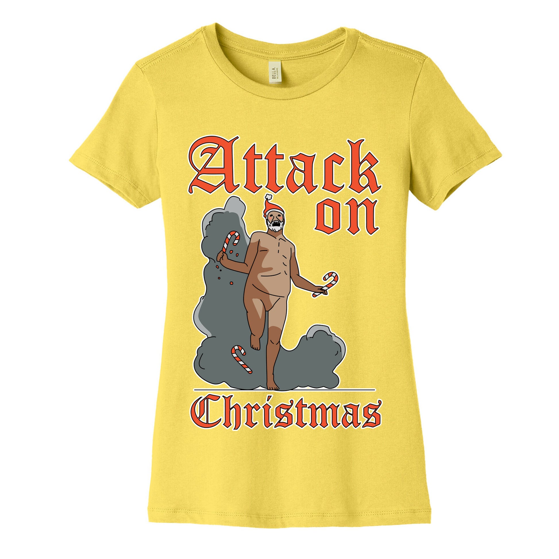 Attack On Christmas Women's Cotton Tee