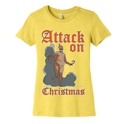 Attack On Christmas Women's Cotton Tee