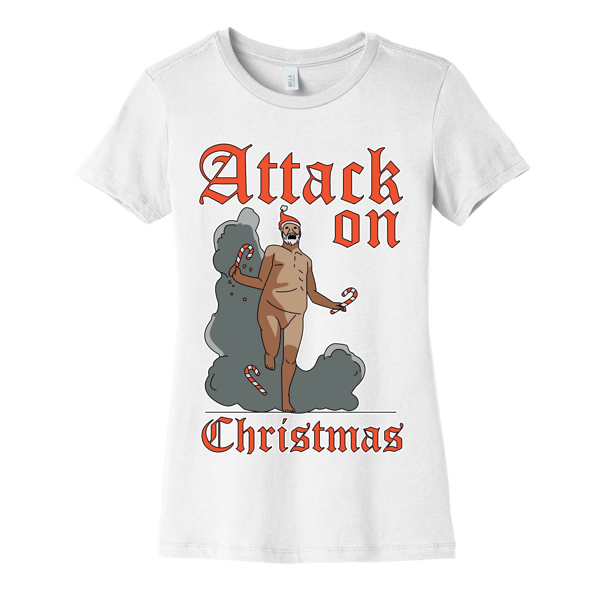 Attack On Christmas Women's Cotton Tee