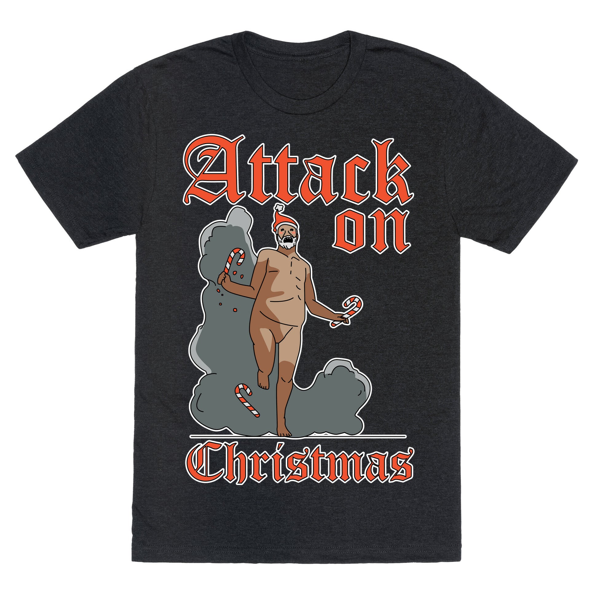 Attack On Christmas Unisex Triblend Tee