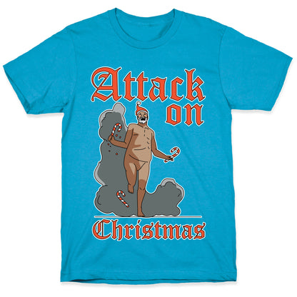 Attack On Christmas Unisex Triblend Tee