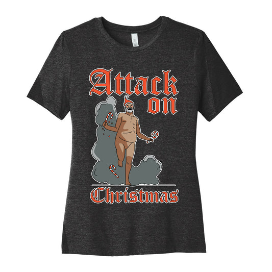 Attack On Christmas Women's Cotton Tee