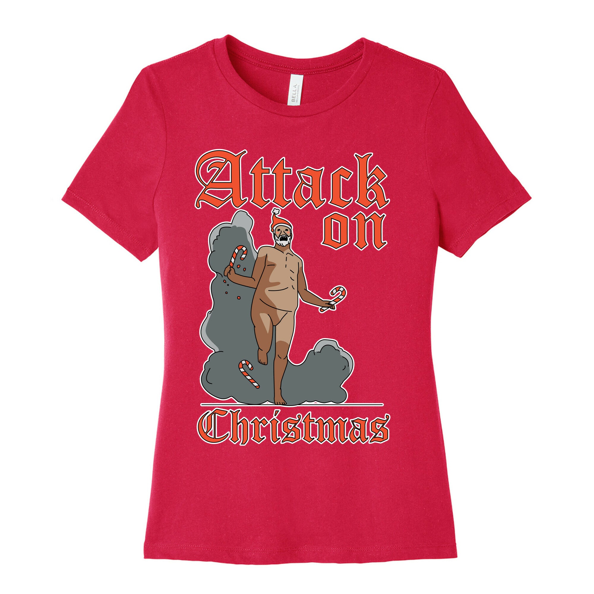 Attack On Christmas Women's Cotton Tee