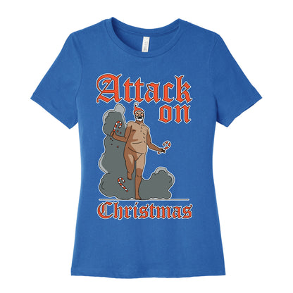 Attack On Christmas Women's Cotton Tee