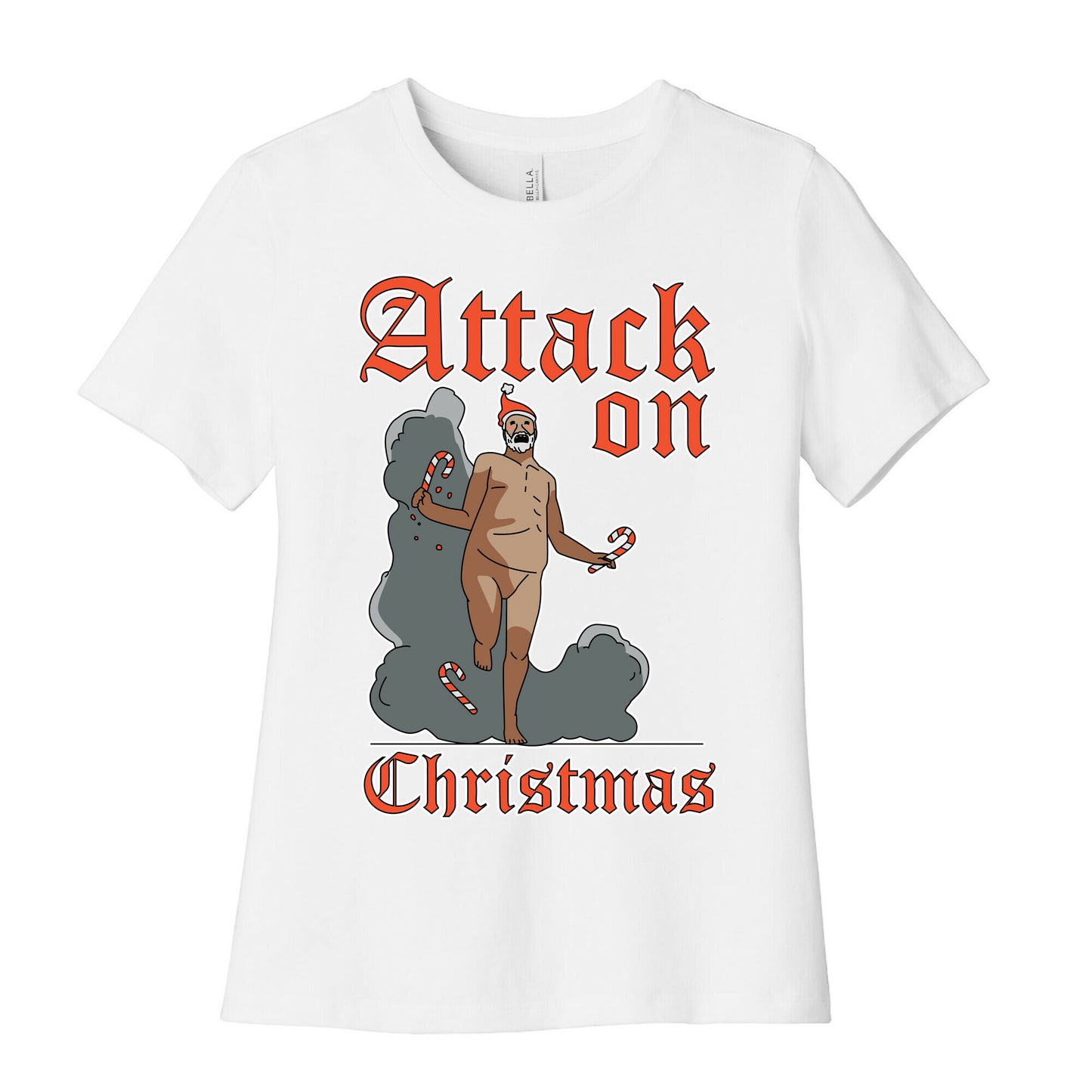 Attack On Christmas Women's Cotton Tee