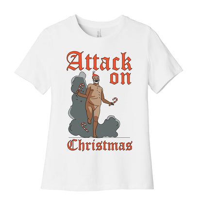 Attack On Christmas Women's Cotton Tee