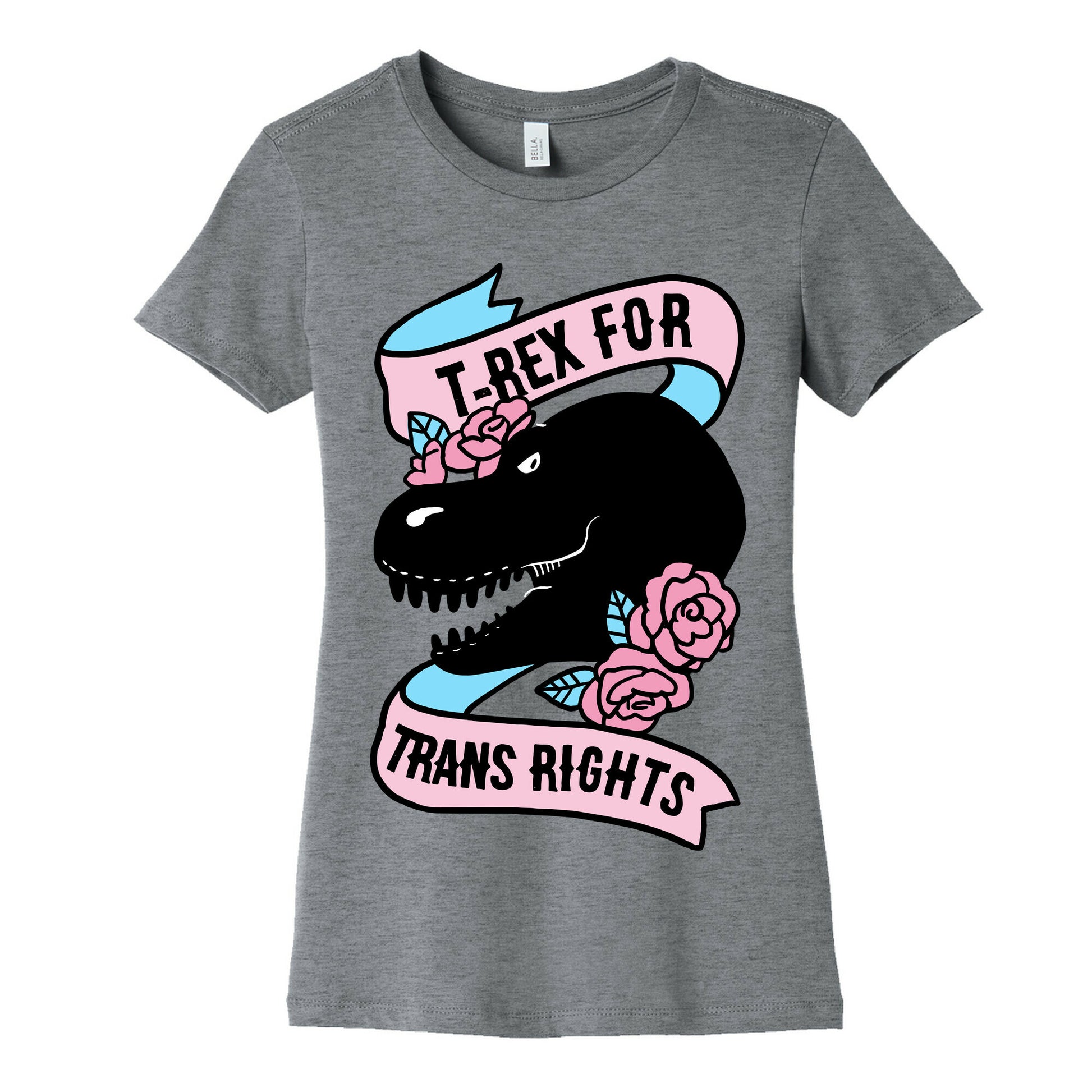 T-Rex For Trans Rights Women's Cotton Tee