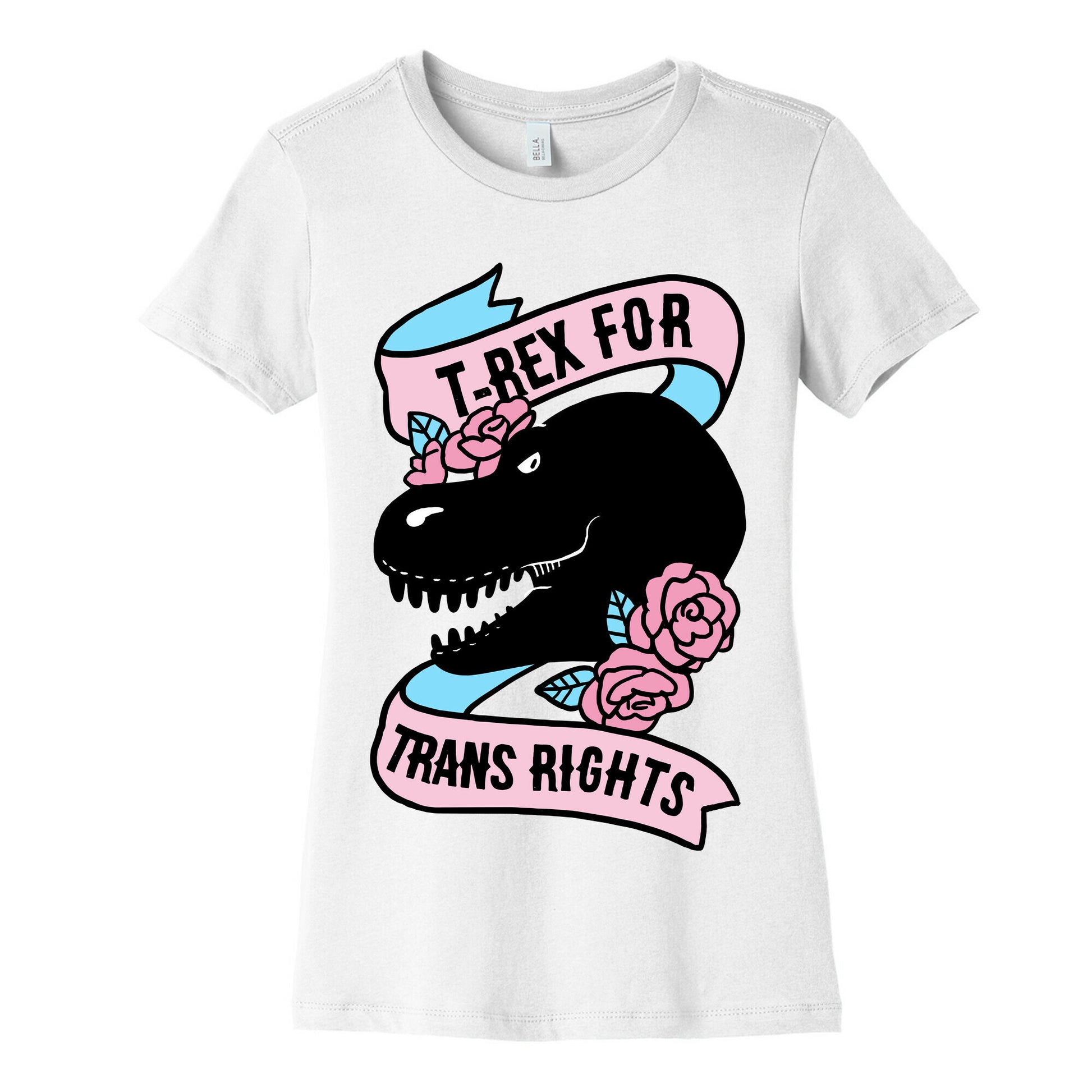 T-Rex For Trans Rights Women's Cotton Tee