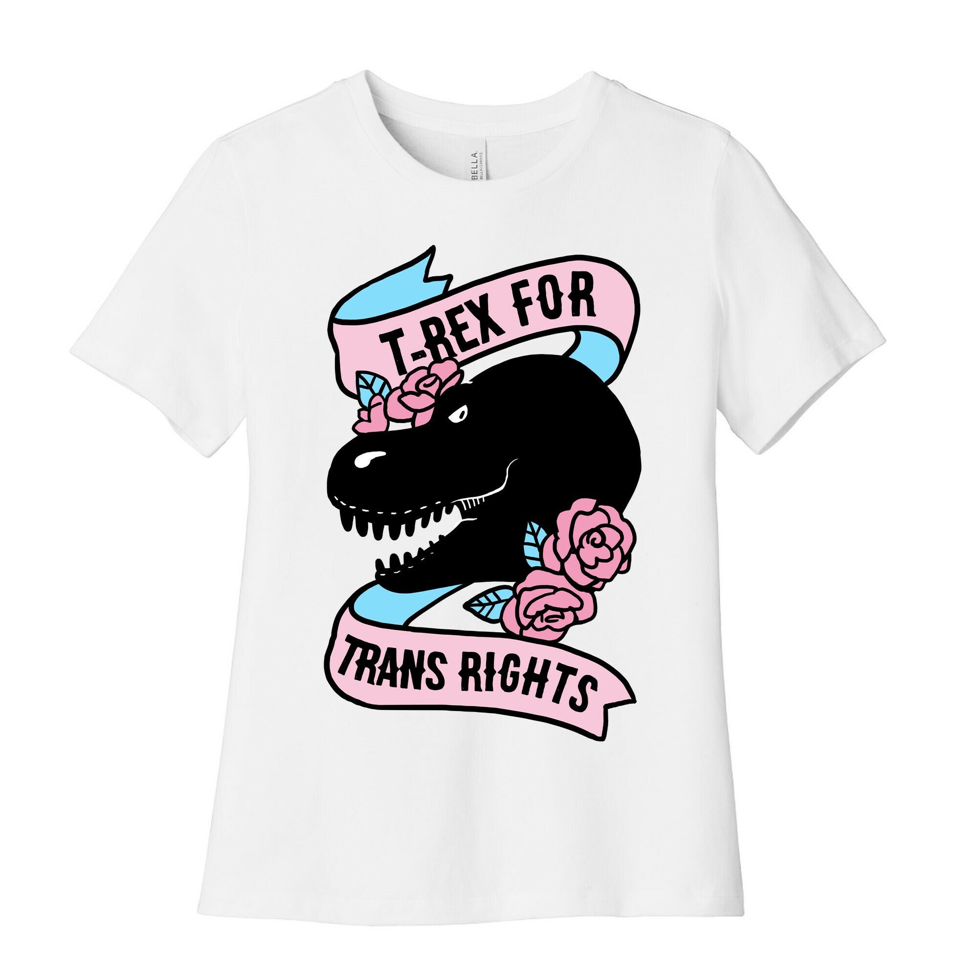 T-Rex For Trans Rights Women's Cotton Tee