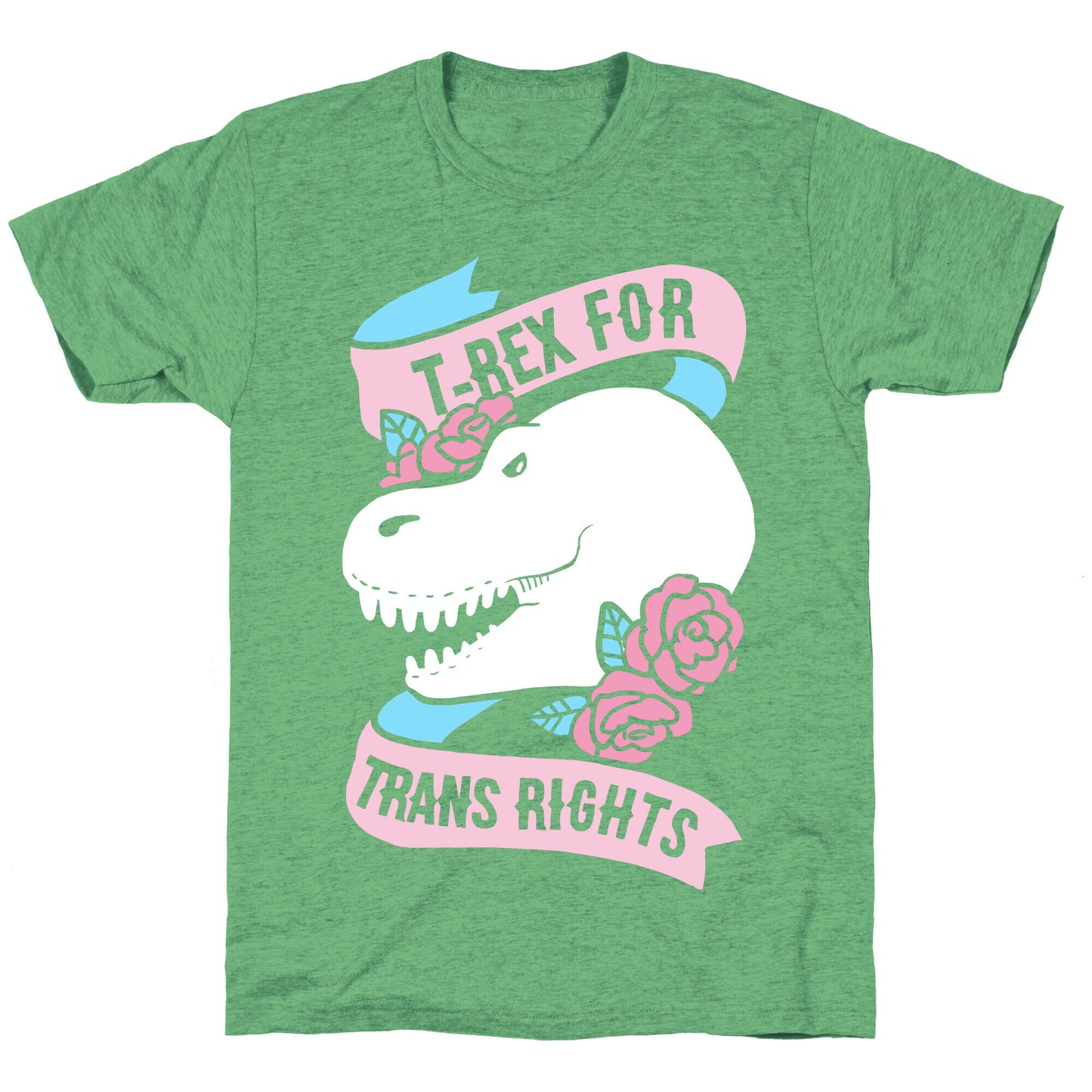 T- Rex for Trans Rights Unisex Triblend Tee