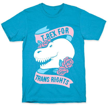 T- Rex for Trans Rights Unisex Triblend Tee