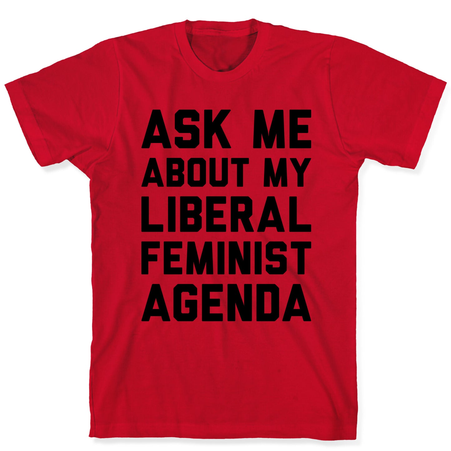 Liberal Feminist Agenda T-Shirt