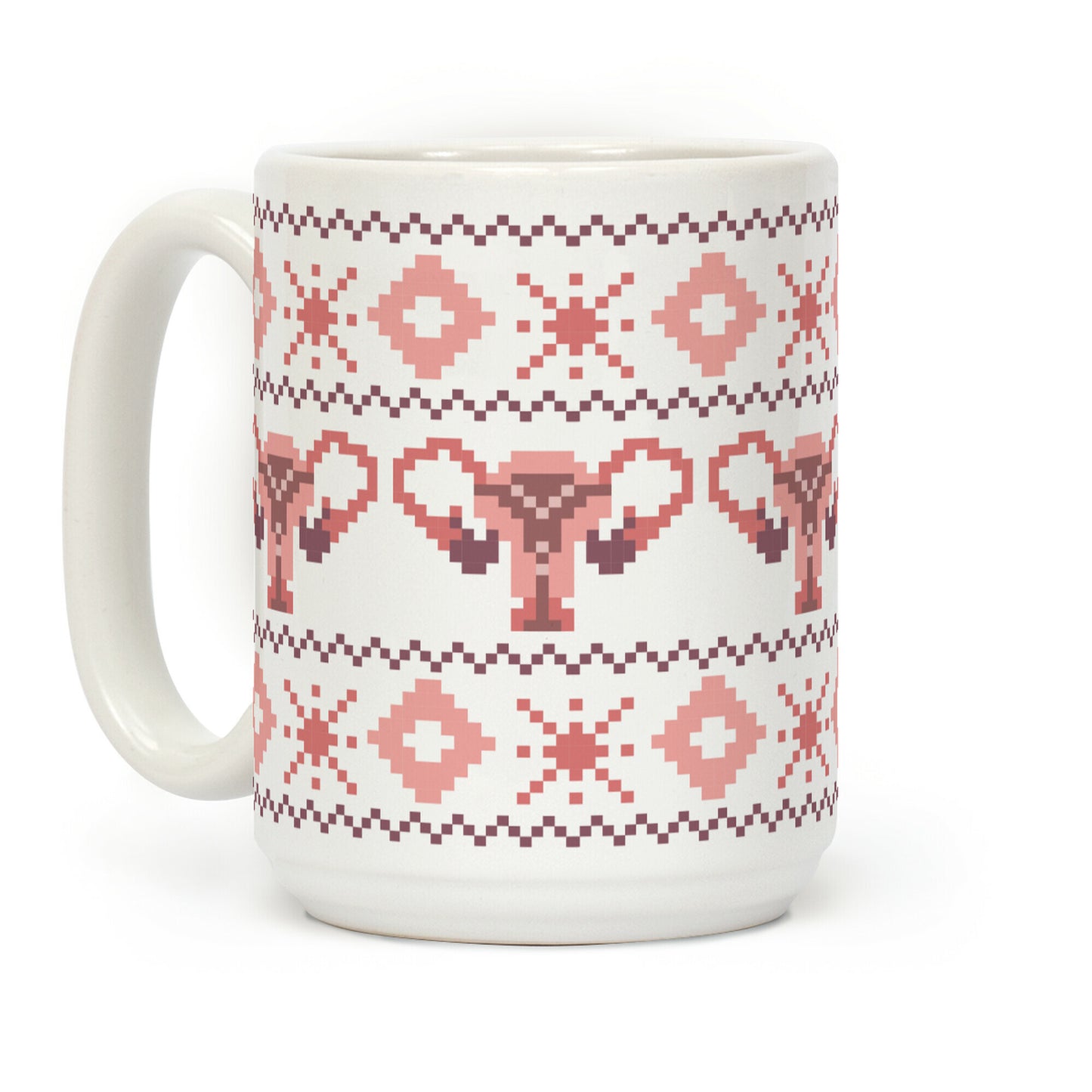 Uterus Sweater Pattern Coffee Mug