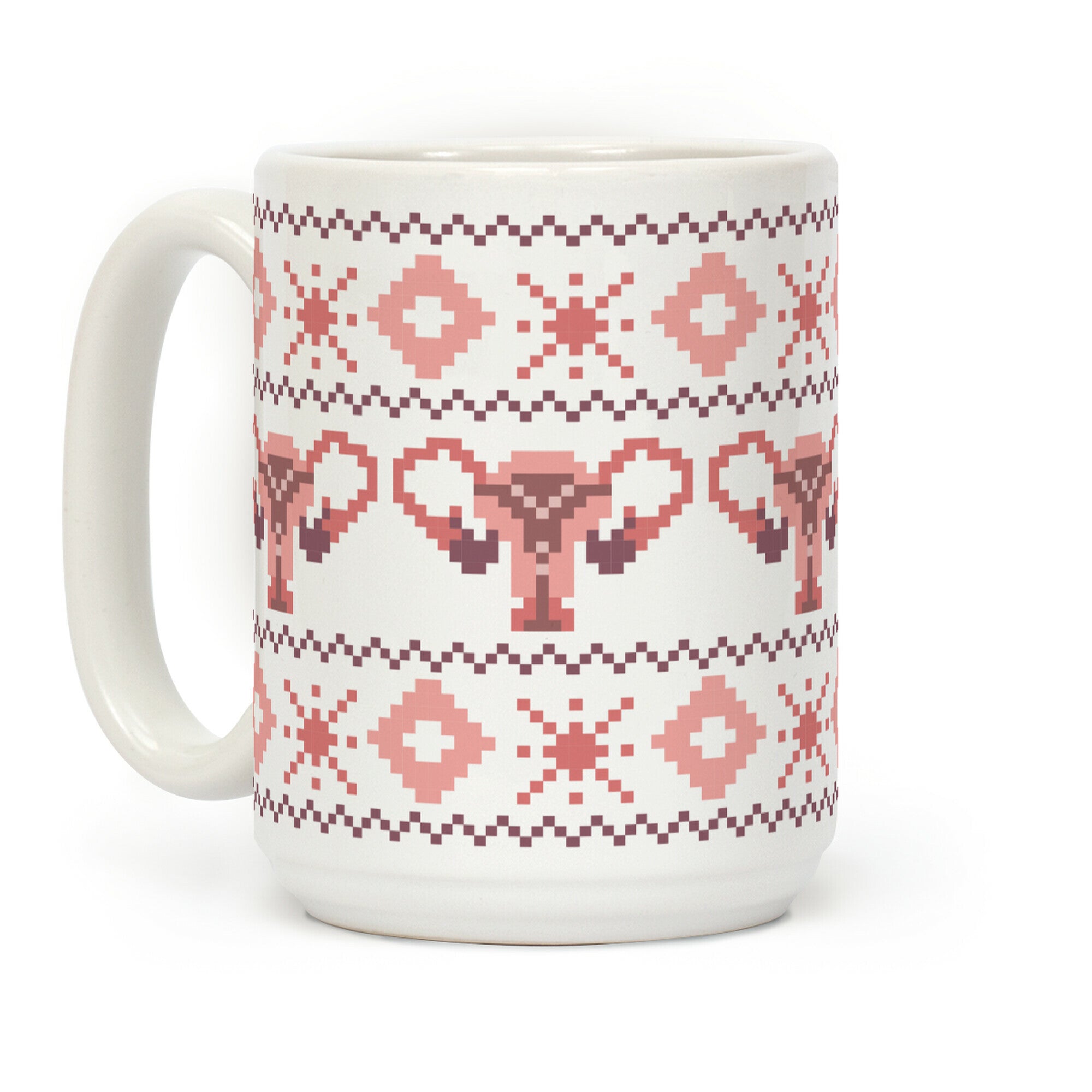 Uterus Sweater Pattern Coffee Mug