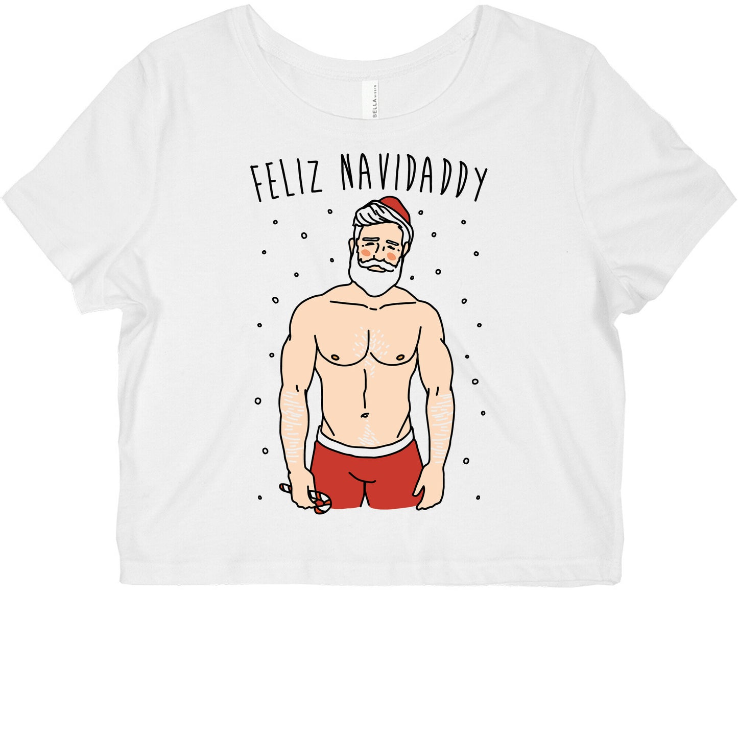 Feliz Navidaddy Parody Graphic Baby Tee