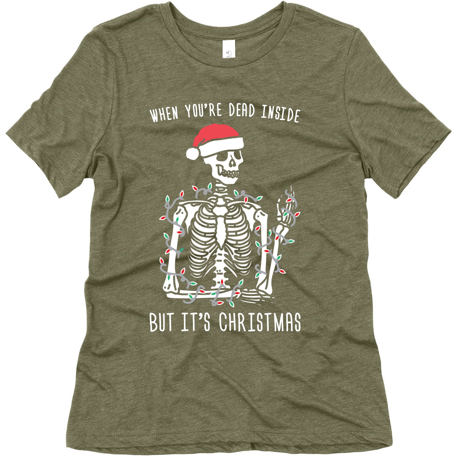When You're Dead Inside But It's Christmas Women's Triblend Tee