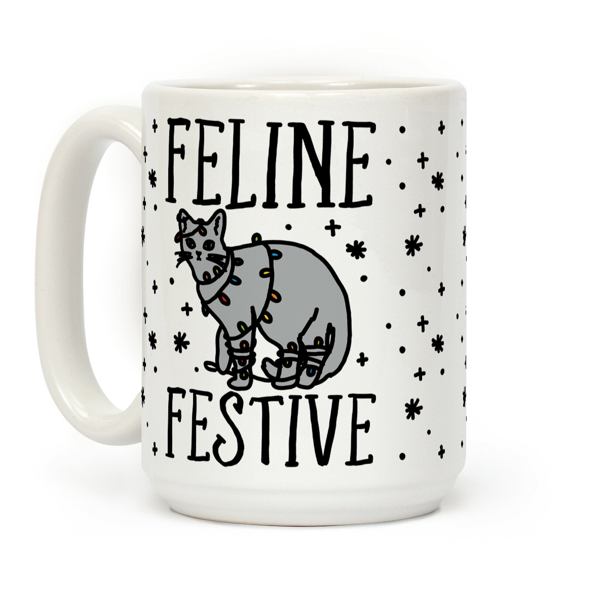 Feline Festive Coffee Mug