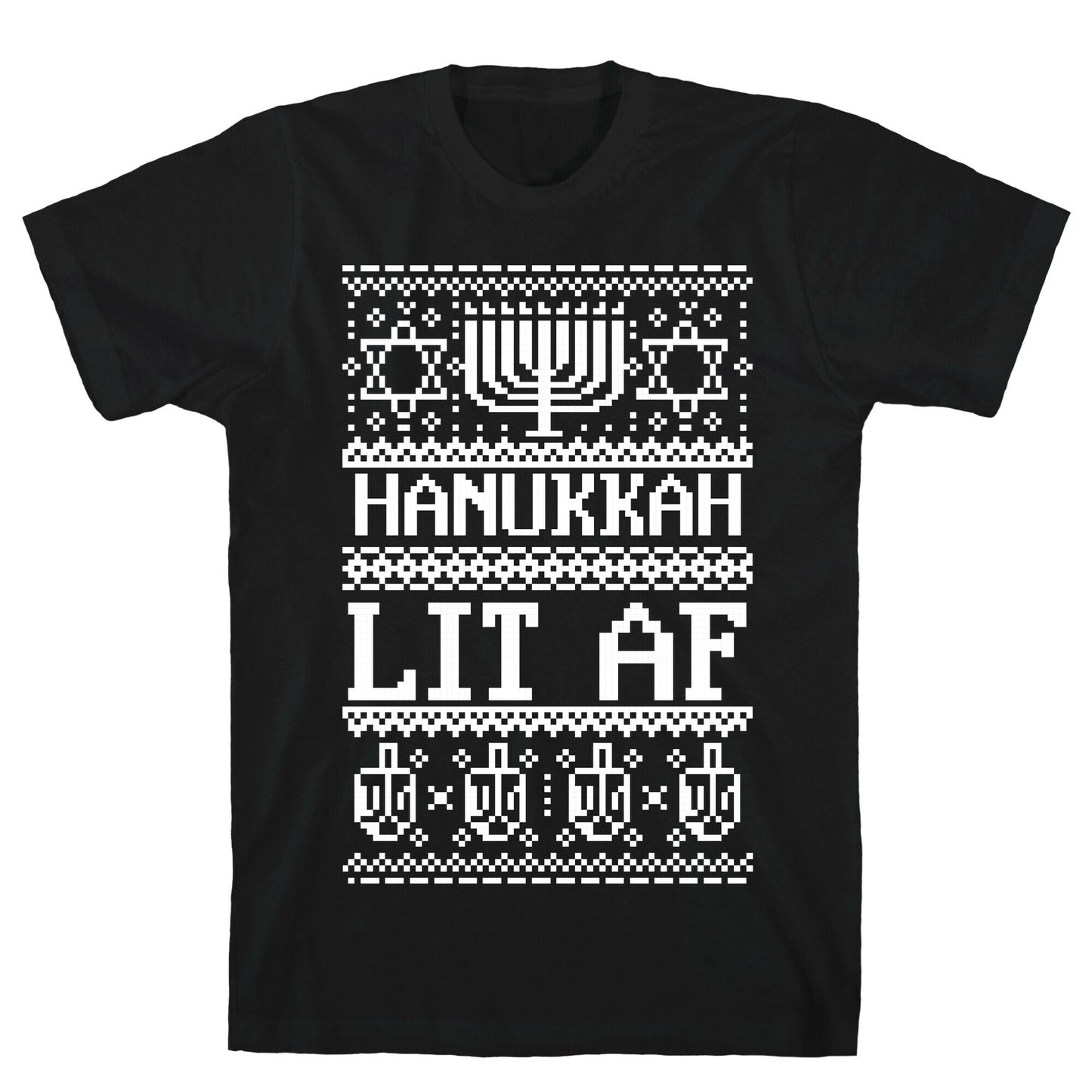 Hanukkah Lit AF T-Shirt