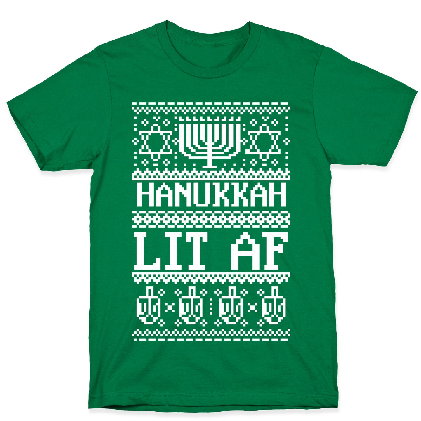Hanukkah Lit AF T-Shirt