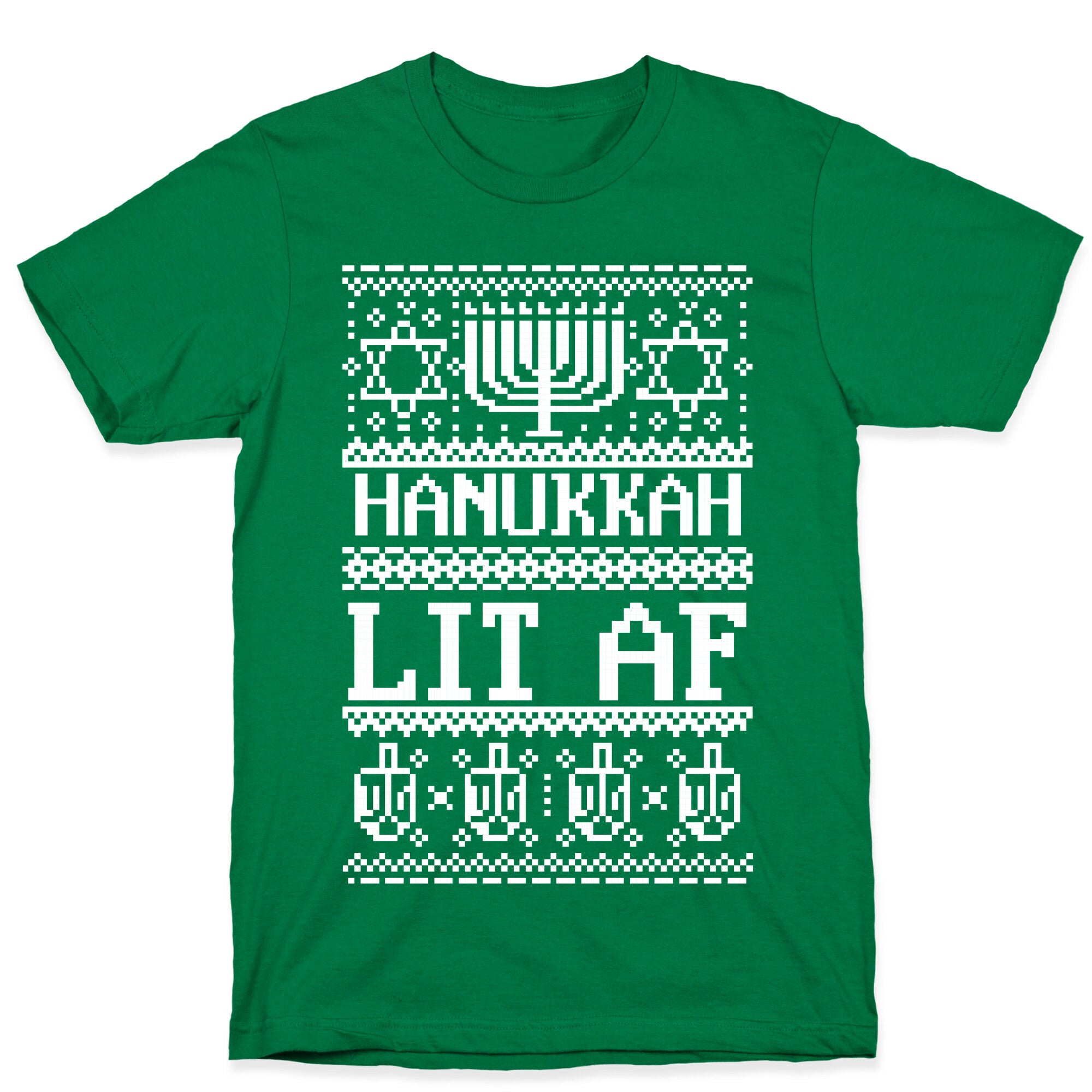Hanukkah Lit AF T-Shirt