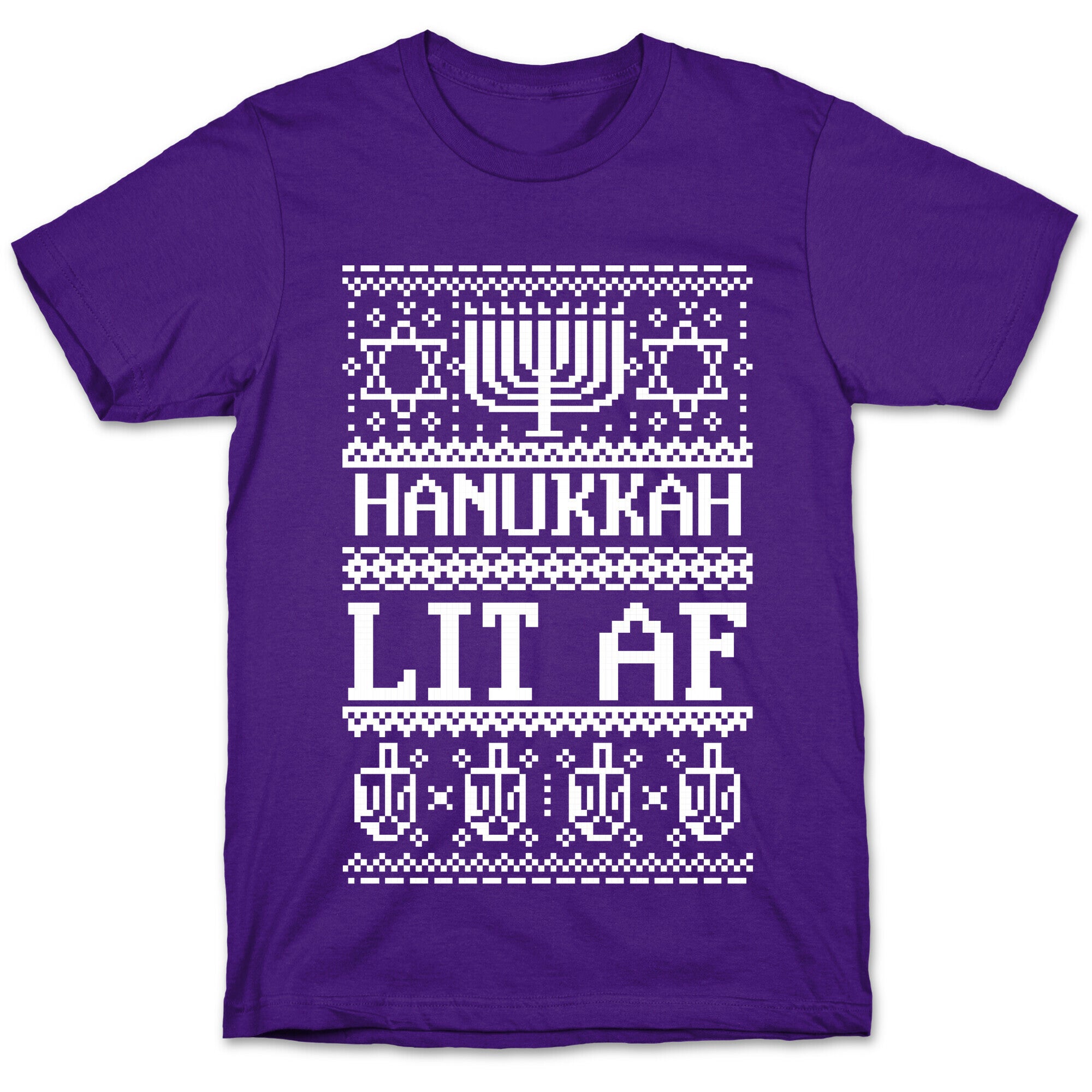 Hanukkah Lit AF T-Shirt