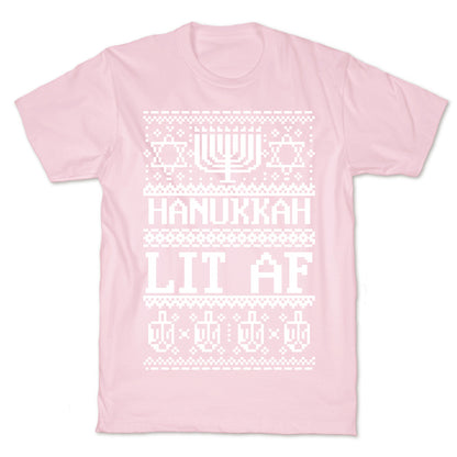 Hanukkah Lit AF T-Shirt