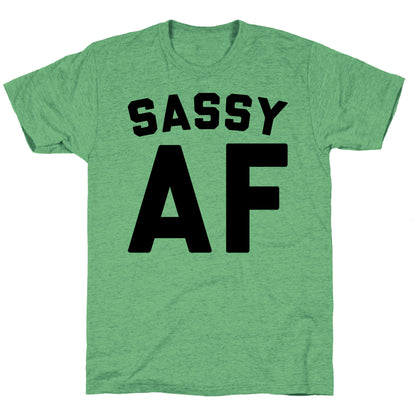 Sassy Af Unisex Triblend Tee