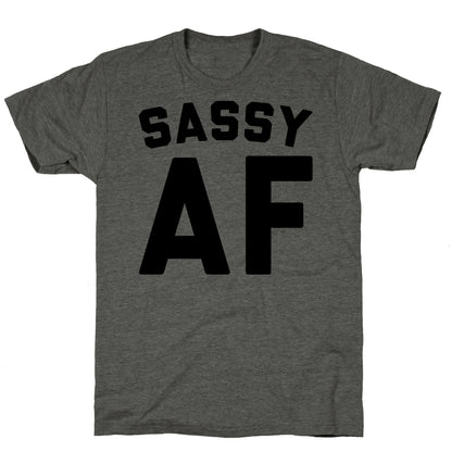 Sassy Af Unisex Triblend Tee