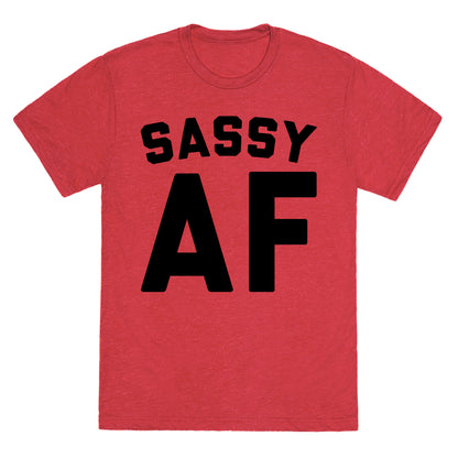 Sassy Af Unisex Triblend Tee